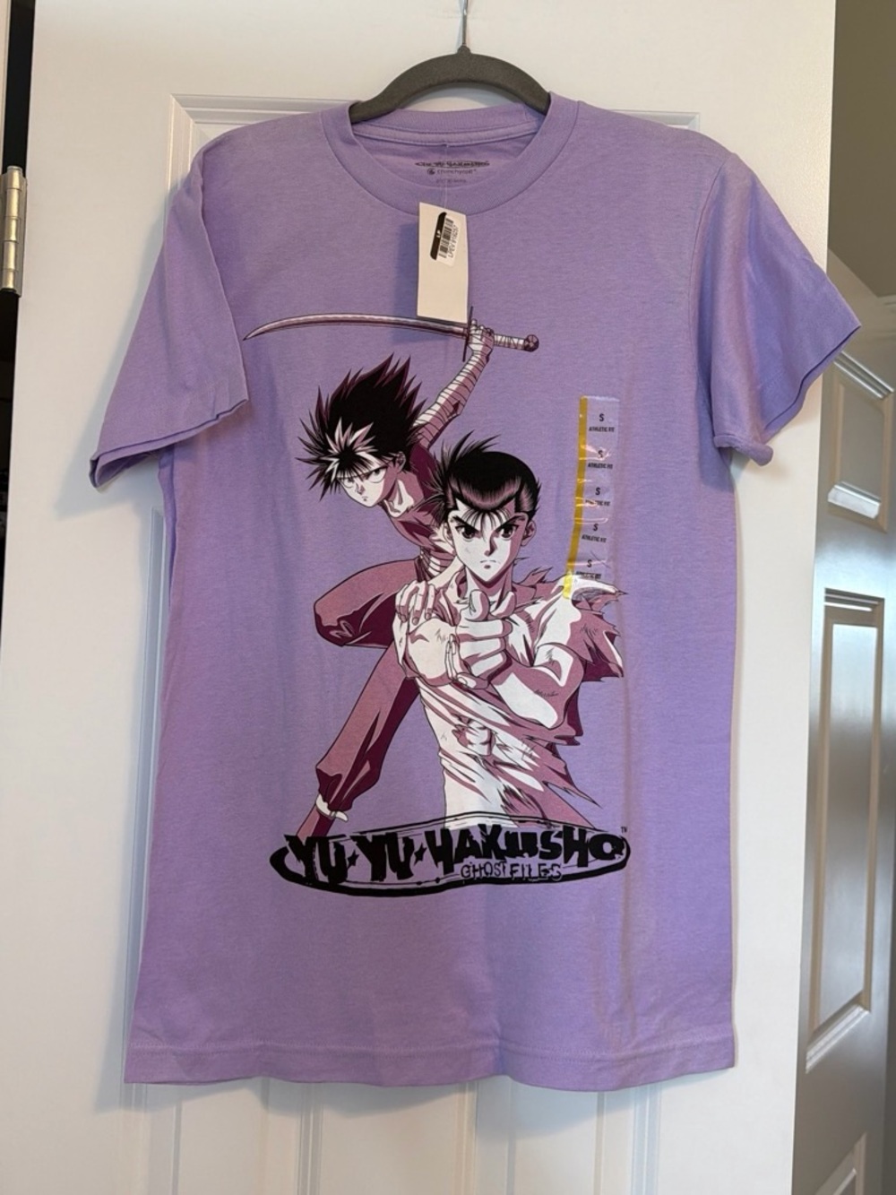 Yu Yu Hakusho Lavender Graphic Crew Neck Tee